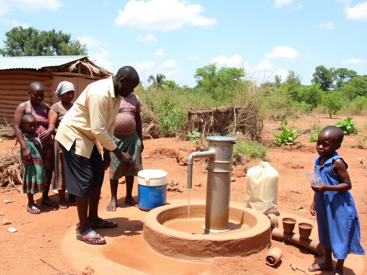 Clean water access (illustrative) — North West Elites e.V.